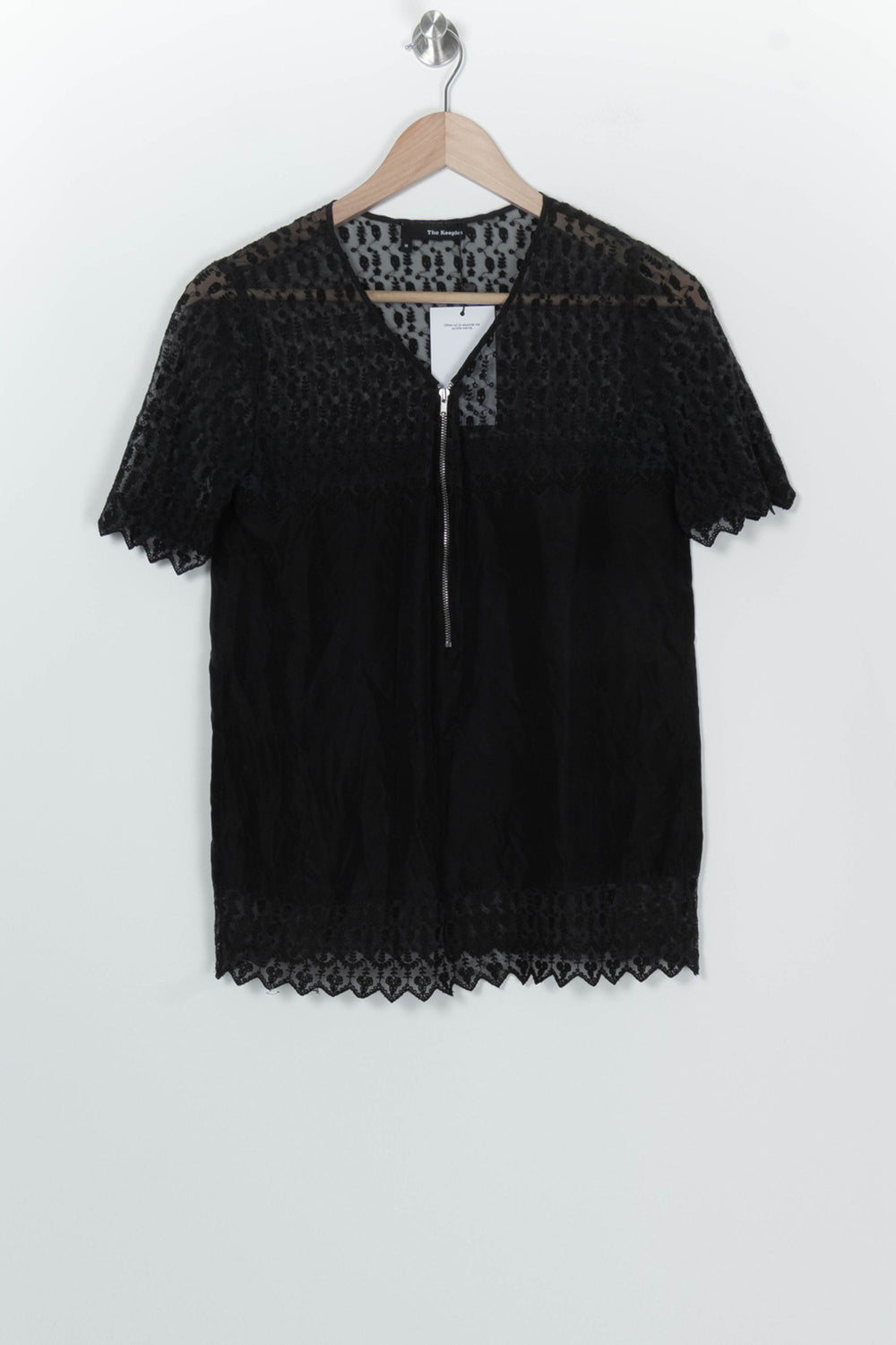 Tunique Noire - Taille M/38 de la marque The Kooples | PARAD99619 - Vendu par Paradigme - Image 2