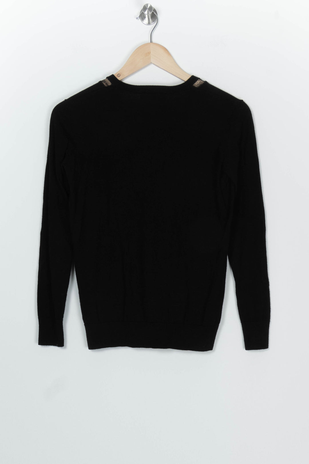 Pull À Col V Noir - Taille M/38 de la marque The Kooples | PARAD99620 - Vendu par Paradigme - Image 5