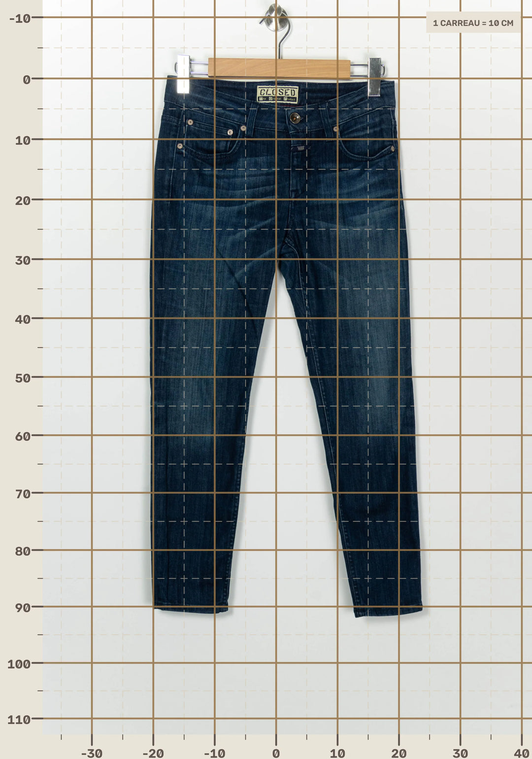 Jean Bleu foncé - Taille M/38 de la marque Closed | PARAD99622 - Vendu par Paradigme - Image 4