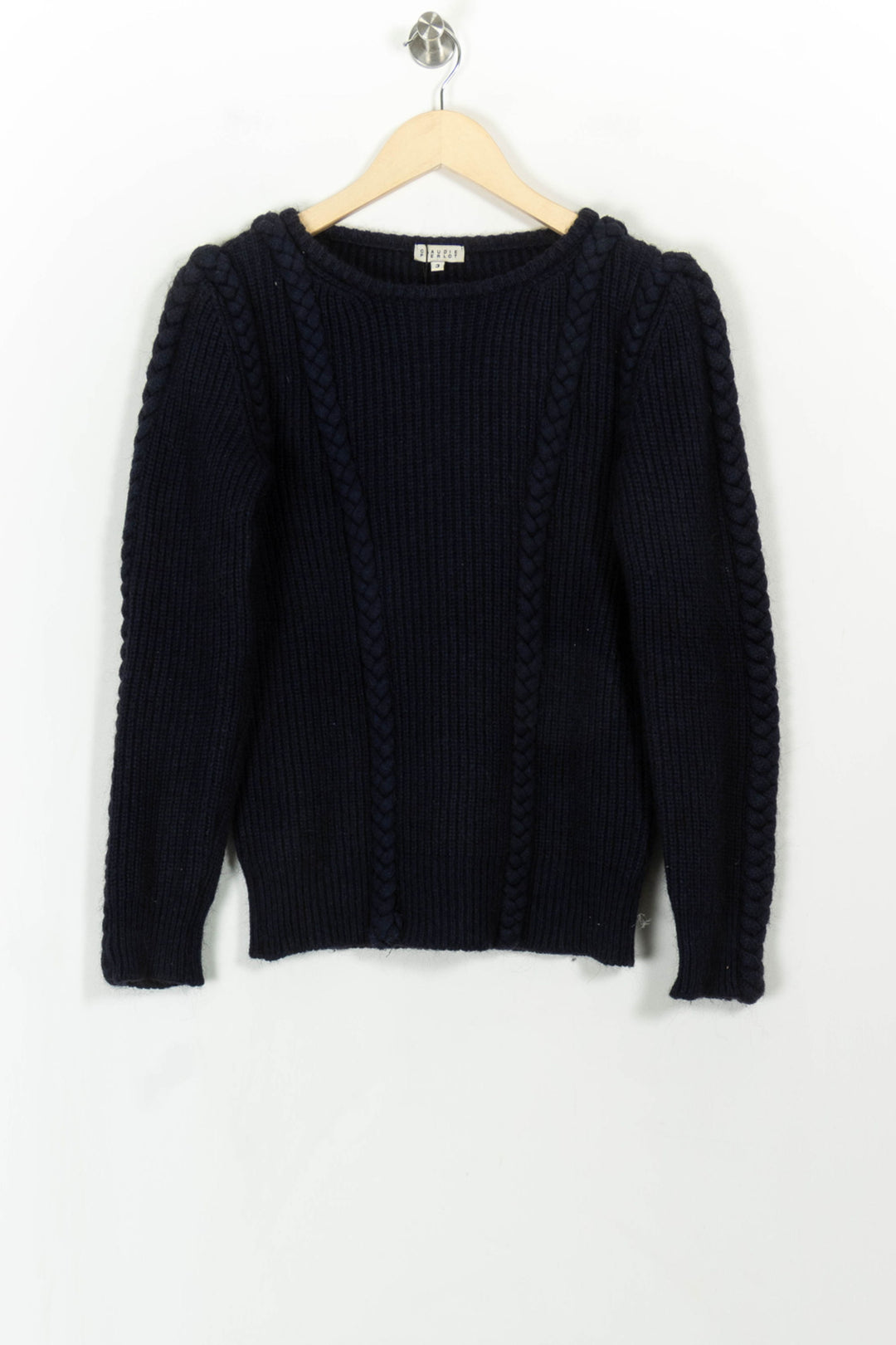 Pull Bleu - Taille L/40 de la marque Claudie Pierlot | PARAD99630 - Vendu par Paradigme - Image 2