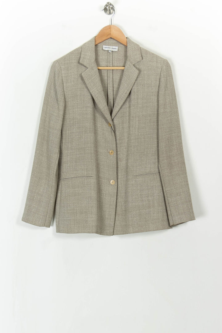 Blazer Beige - Taille M/38 de la marque Gerard Darel | PARAD99631 - Vendu par Paradigme - Image 2