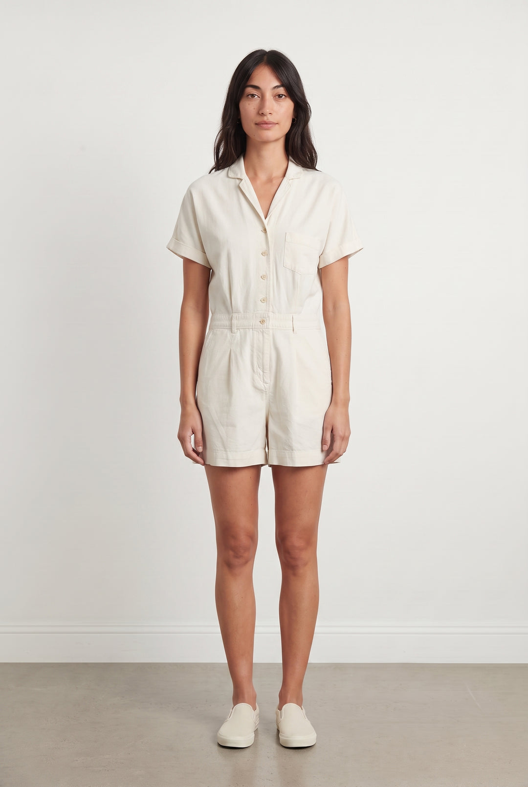 Combishort Blanc - Taille XS/34 de la marque Comptoir des Cotonniers | PARAD99636 - Vendu par Paradigme - Image 1