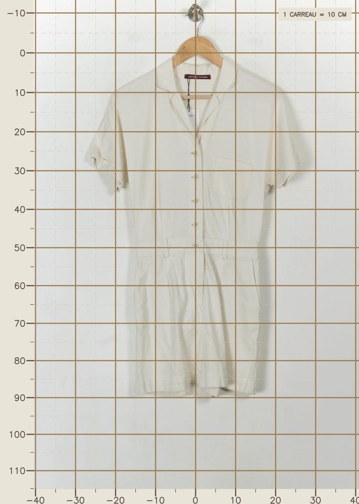 Combishort Blanc - Taille XS/34 de la marque Comptoir des Cotonniers | PARAD99636 - Vendu par Paradigme - Image 4