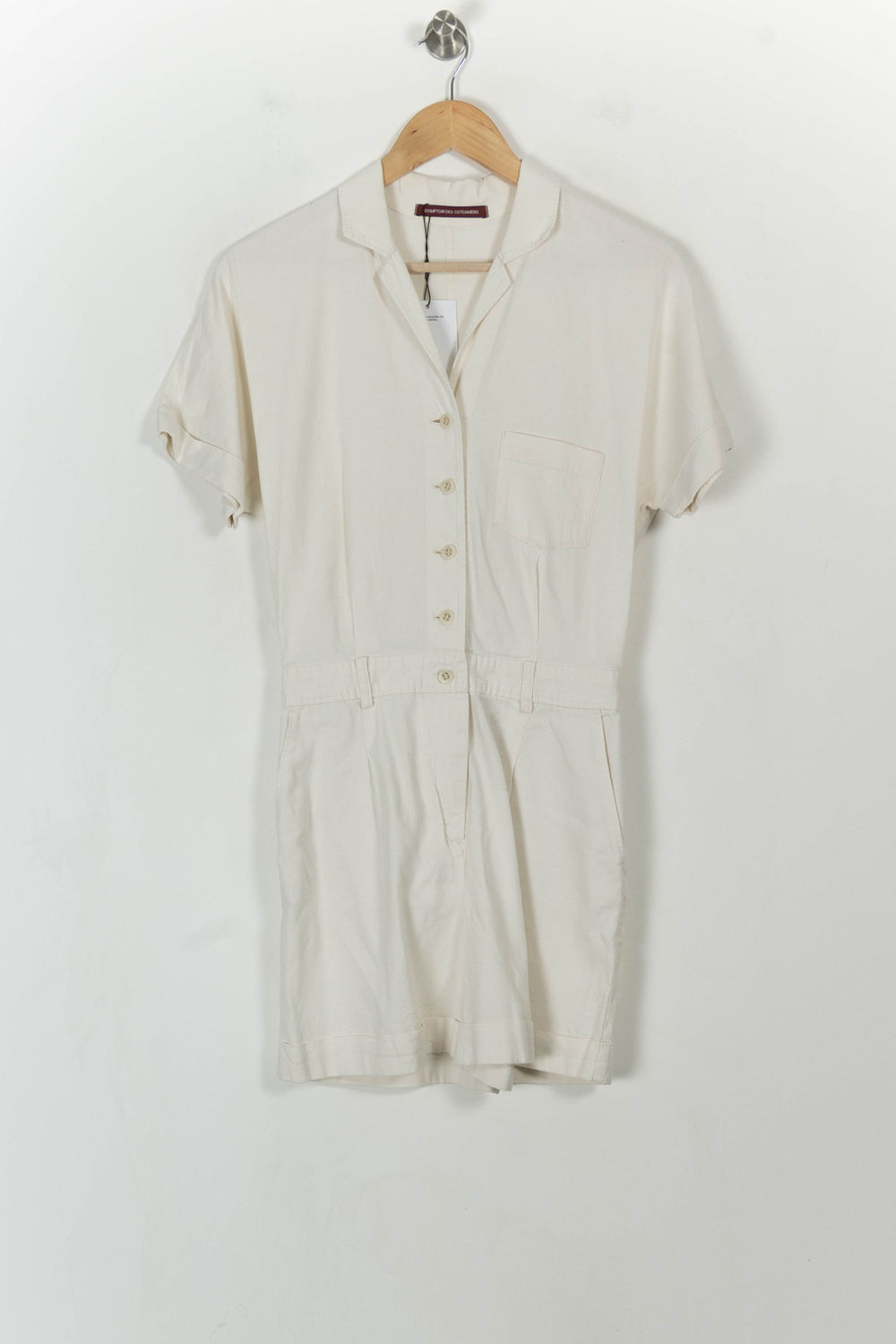 Combishort Blanc - Taille XS/34 de la marque Comptoir des Cotonniers | PARAD99636 - Vendu par Paradigme - Image 2