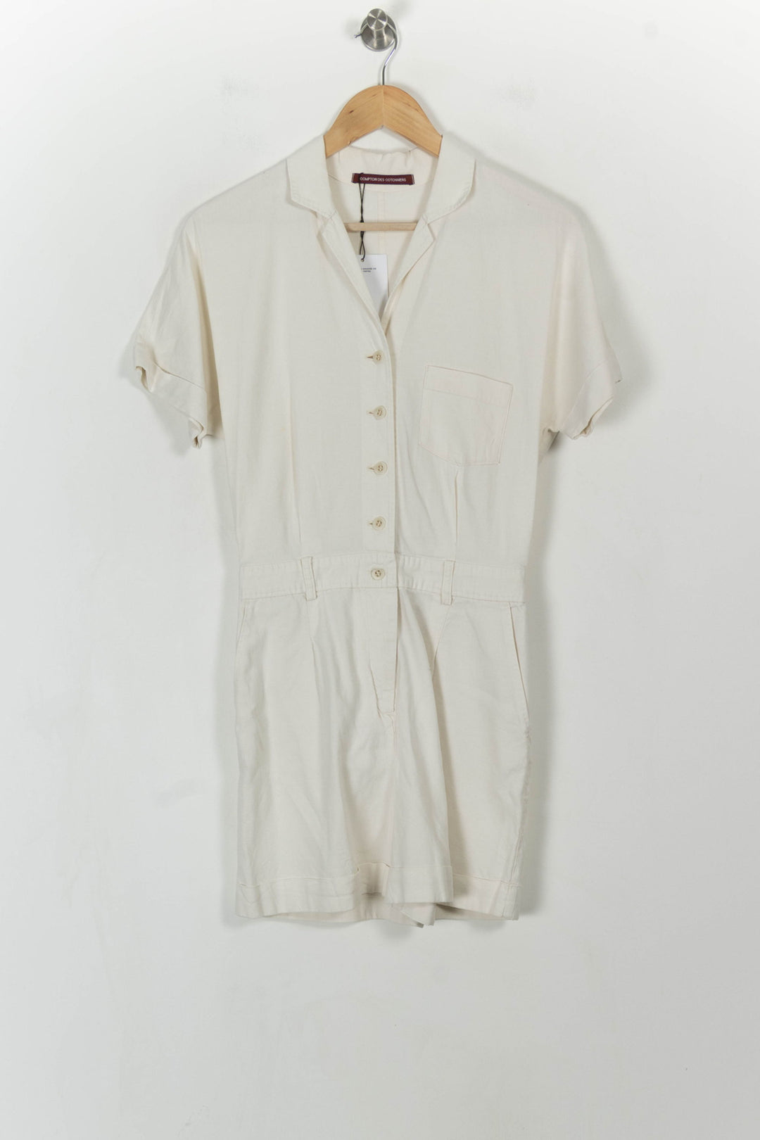 Combishort Blanc - Taille XS/34 de la marque Comptoir des Cotonniers | PARAD99636 - Vendu par Paradigme - Image 2