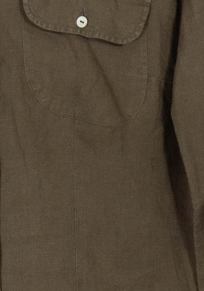 Chemise Marron - Taille L/40 de la marque Figaret | PARAD99638 - Vendu par Paradigme - Image 3