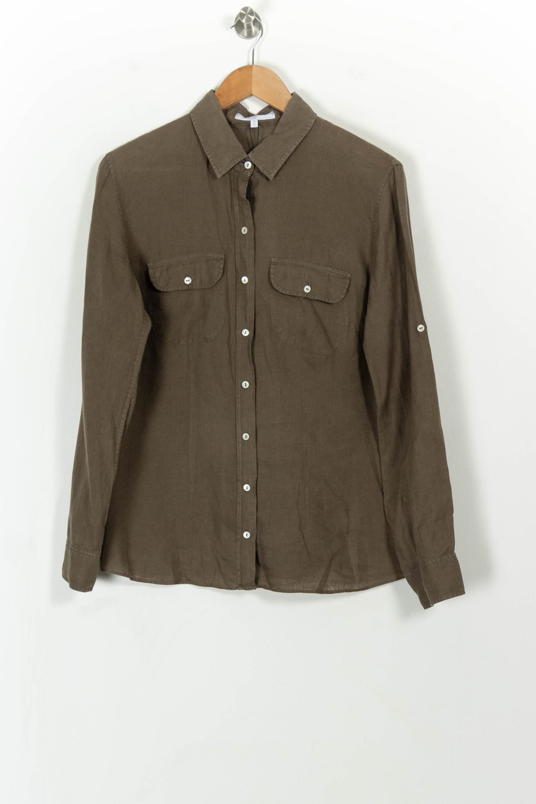 Chemise Marron - Taille L/40 de la marque Figaret | PARAD99638 - Vendu par Paradigme - Image 2