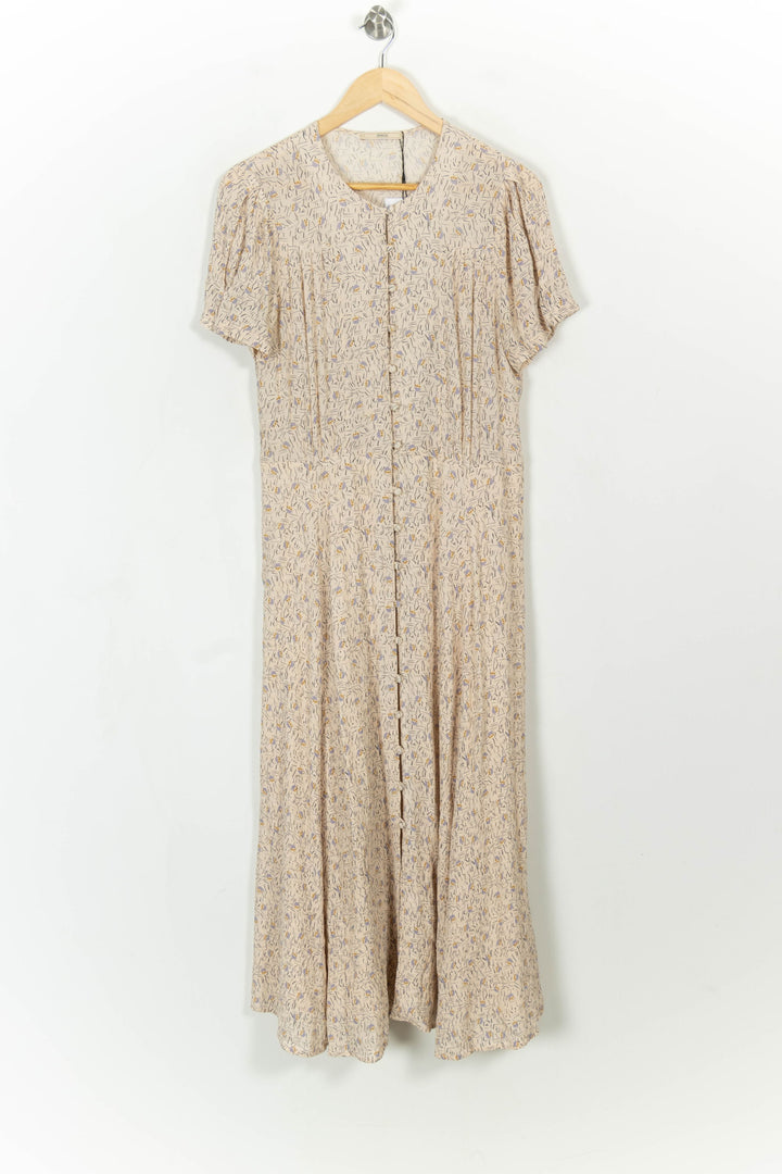 Robe Longue Beige et Bleu - Taille L/40 de la marque Sessùn | PARAD99640 - Vendu par Paradigme - Image 2