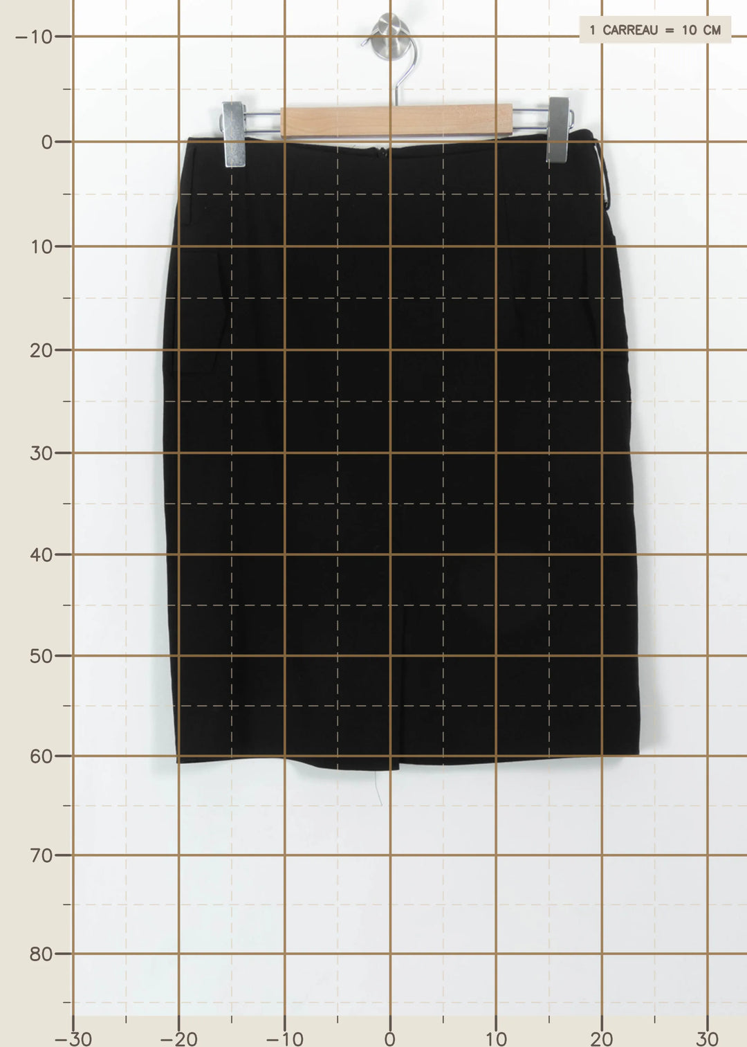 Jupe Crayon Noire - Taille XL/42 de la marque Galeries Lafayette | PARAD99641 - Vendu par Paradigme - Image 4