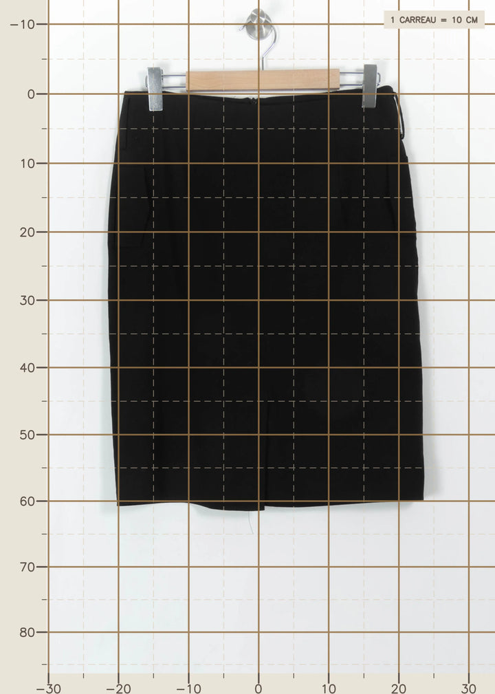 Jupe Crayon Noire - Taille XL/42 de la marque Galeries Lafayette | PARAD99641 - Vendu par Paradigme - Image 4
