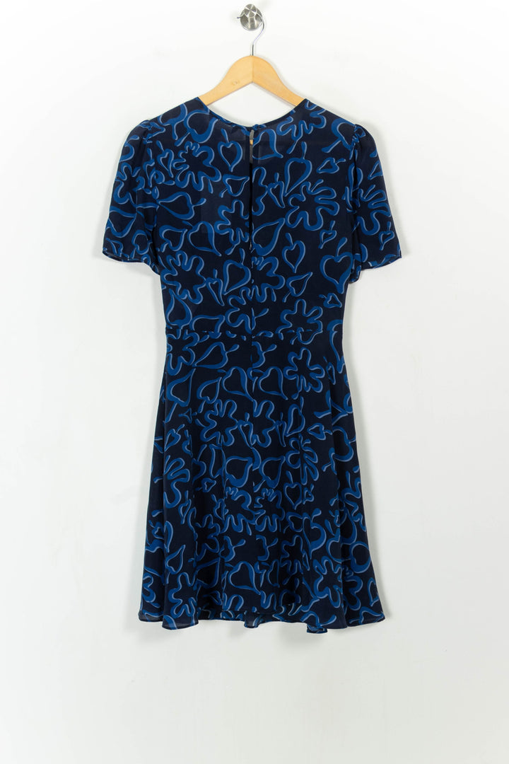 Robe Fluide Bleue - Taille L/40 de la marque Tara Jarmon | PARAD99643 - Vendu par Paradigme - Image 5