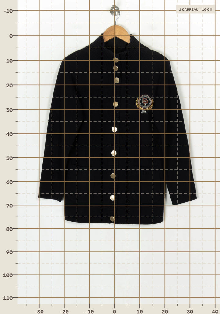 Cardigan Noir - Taille S/36 de la marque Claudie Pierlot | PARAD99647 - Vendu par Paradigme - Image 4