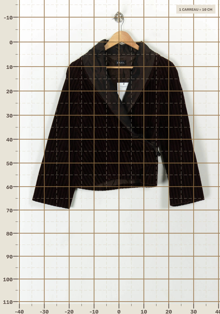 Blazer Marron - Taille M/38 de la marque ZAPA | PARAD99649 - Vendu par Paradigme - Image 4