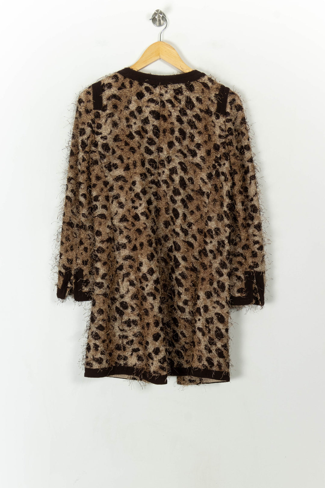 Manteau Léopard Marron et Noir - Taille M/38 de la marque Weill | PARAD99650 - Vendu par Paradigme - Image 5