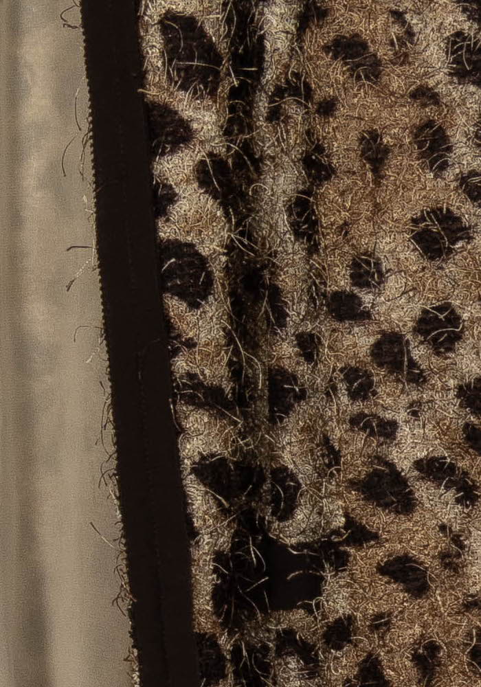 Manteau Léopard Marron et Noir - Taille M/38 de la marque Weill | PARAD99650 - Vendu par Paradigme - Image 3