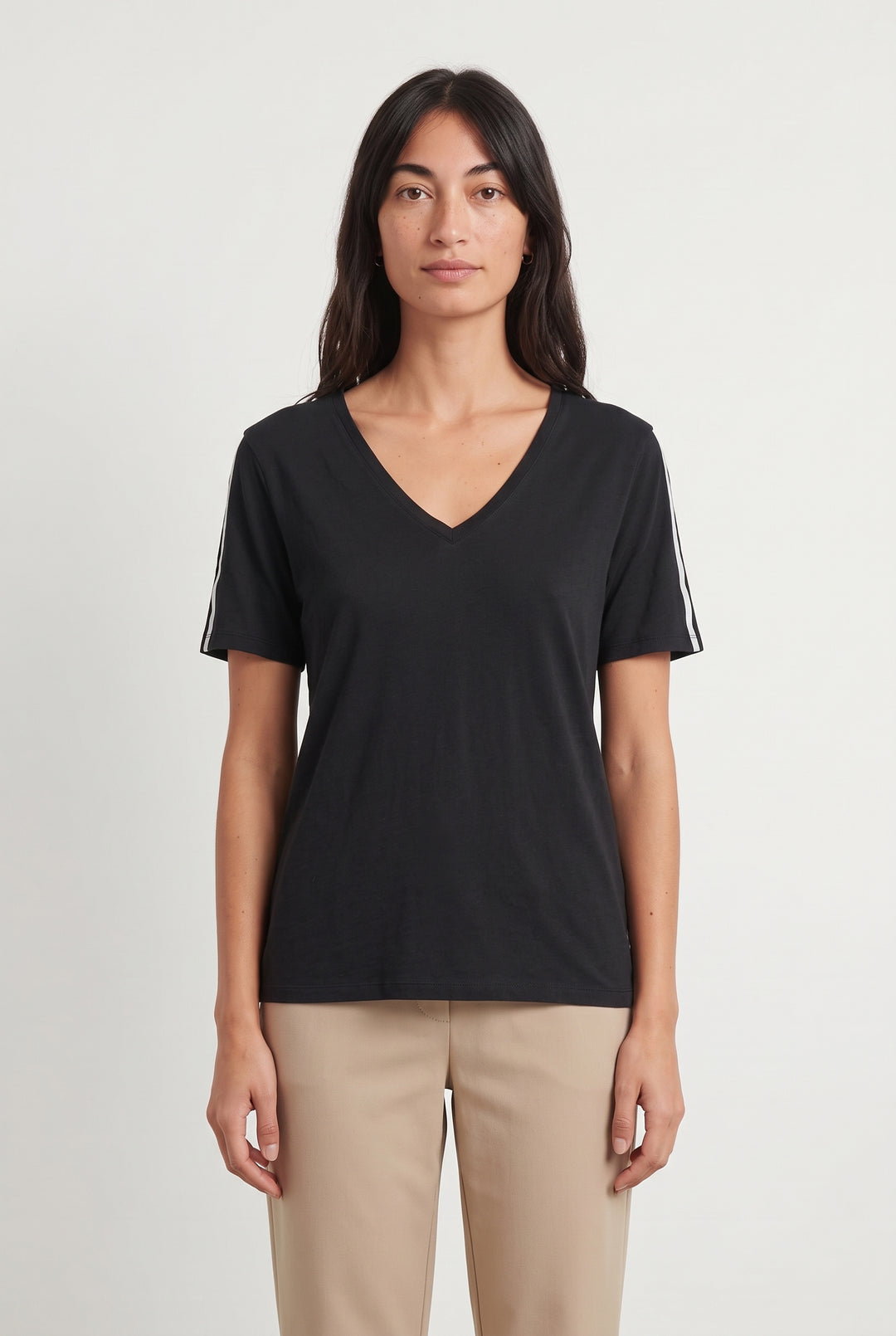 Tee-shirt Noir et Gris - Taille XS/34 de la marque ba&amp;sh | PARAD99655 - Vendu par Paradigme - Image 1