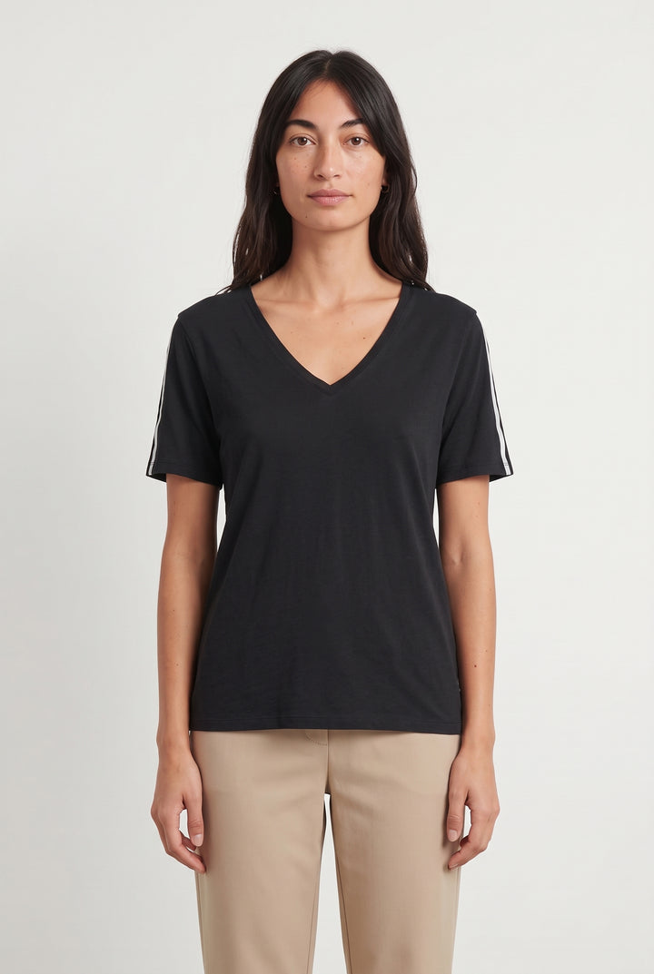Tee-shirt Noir et Gris - Taille XS/34 de la marque ba&amp;sh | PARAD99655 - Vendu par Paradigme - Image 1