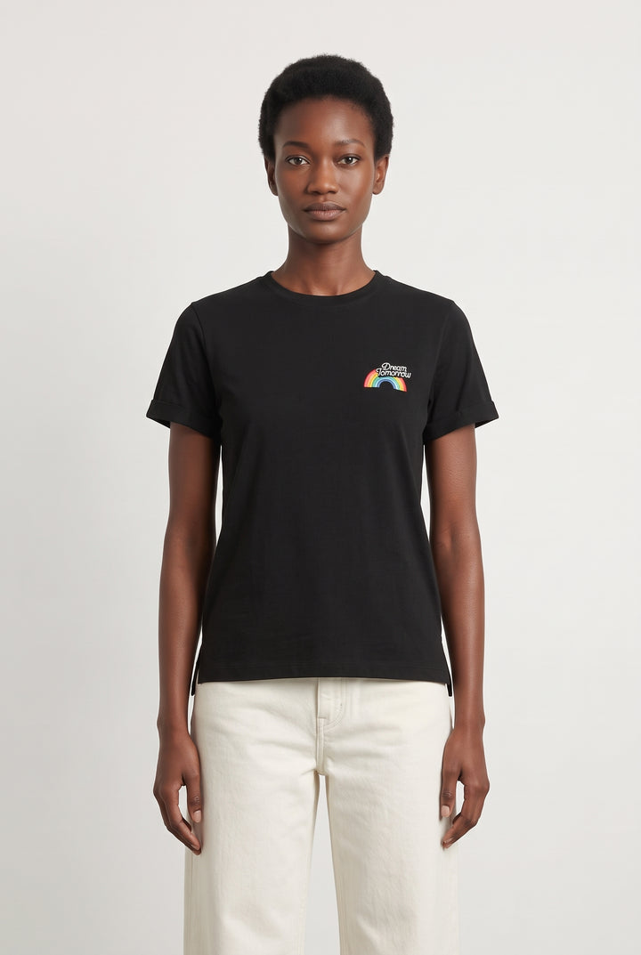 Tee-shirt Noir - Taille M/38 de la marque Maje | PARAD99656 - Vendu par Paradigme - Image 1