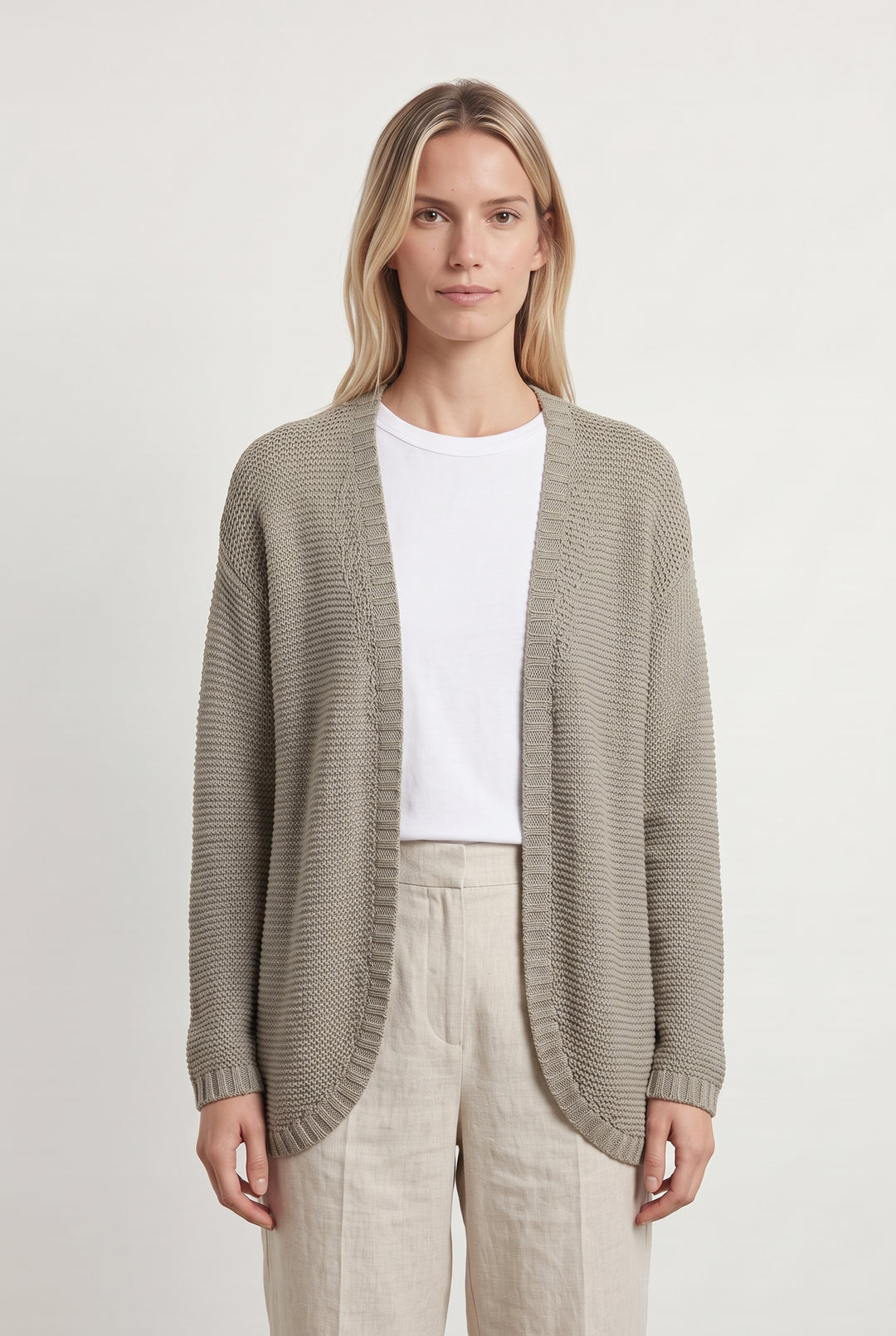 Cardigan Beige - Taille S/36 de la marque Sud express | PARAD99660 - Vendu par Paradigme - Image 1