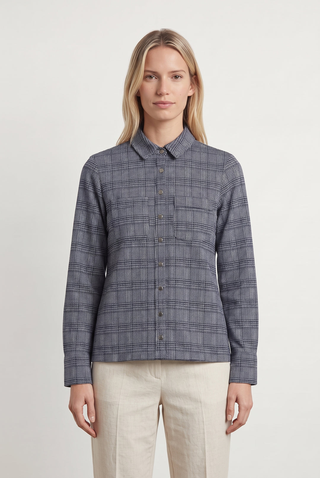 Chemise Bleu et Blanc - Taille S/36 de la marque Caroll | PARAD99661 - Vendu par Paradigme - Image 1