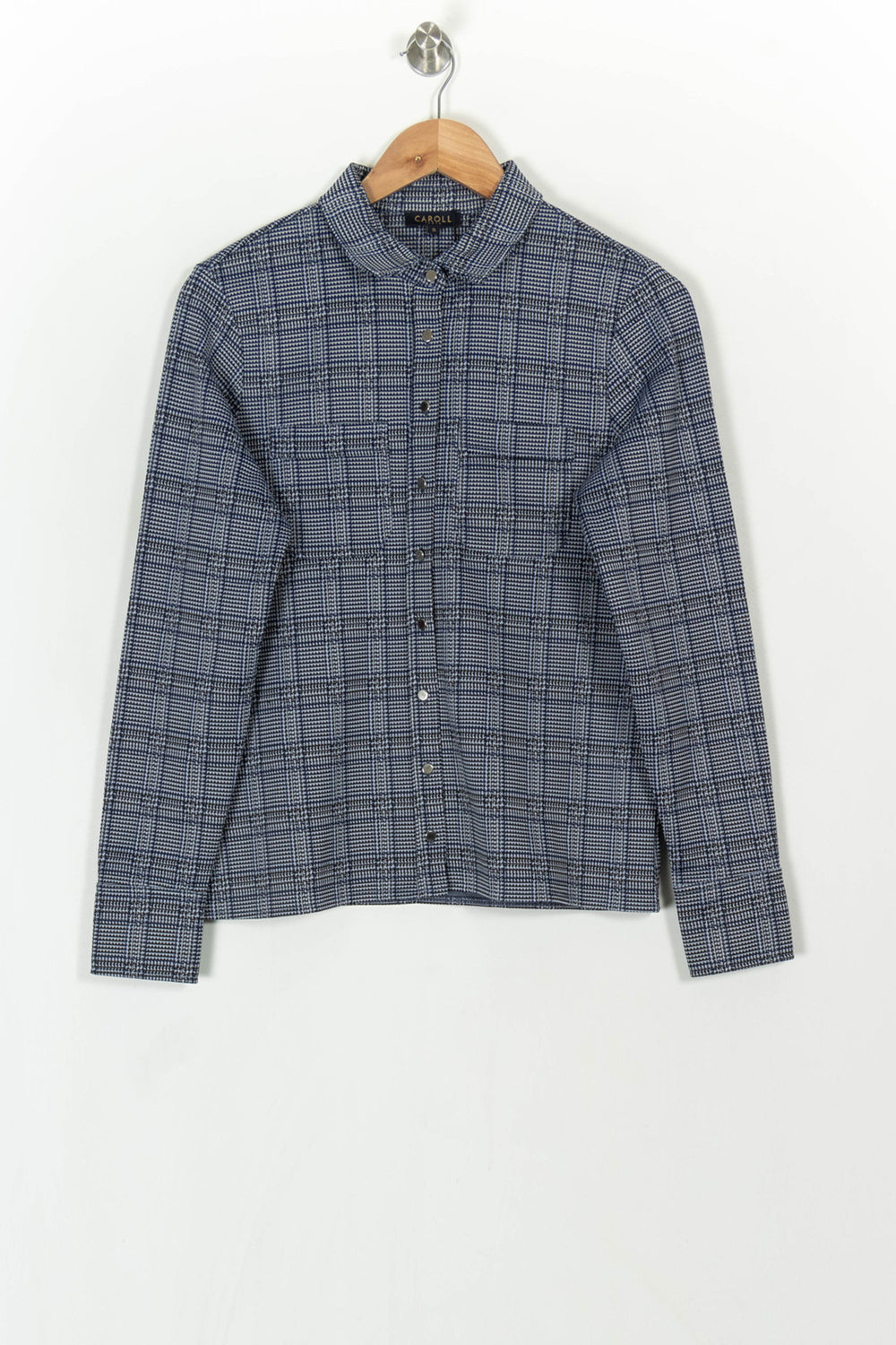 Chemise Bleu et Blanc - Taille S/36 de la marque Caroll | PARAD99661 - Vendu par Paradigme - Image 2