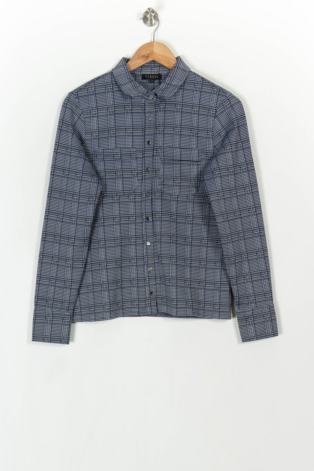Chemise Bleu et Blanc - Taille S/36 de la marque Caroll | PARAD99661 - Vendu par Paradigme - Image 2