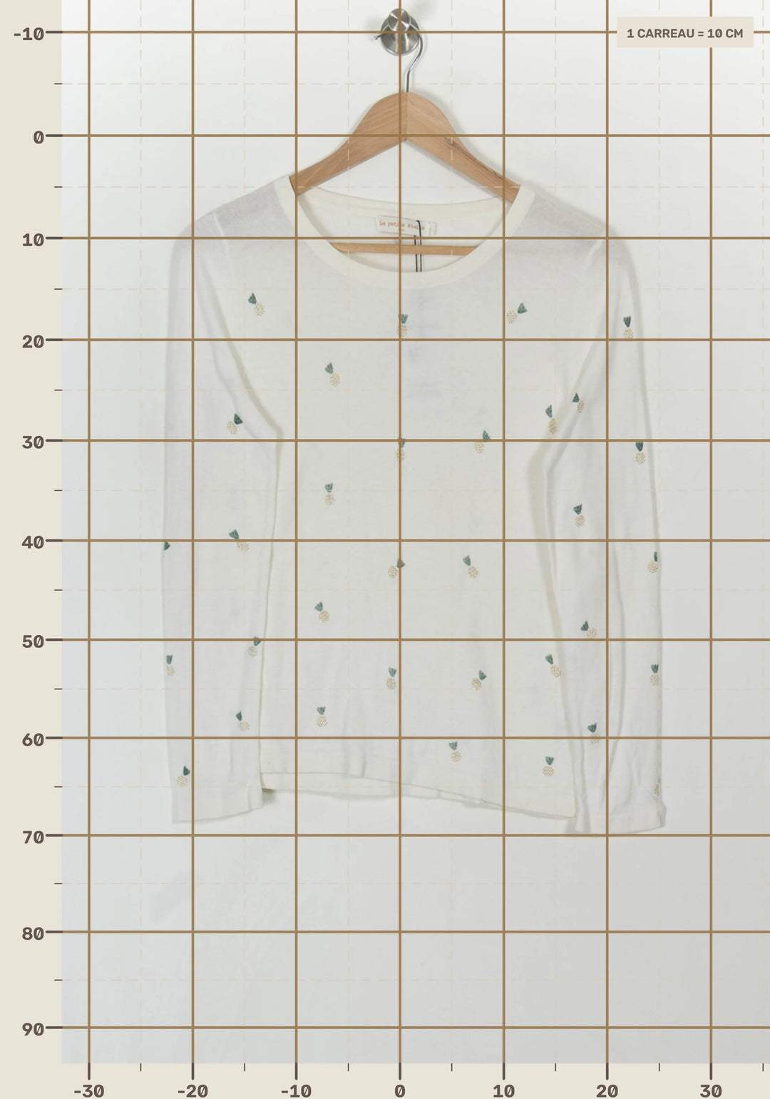 Tee-shirt Manches Longues Blanc - Taille S/36 de la marque La Petite Etoile | PARAD99663 - Vendu par Paradigme - Image 4