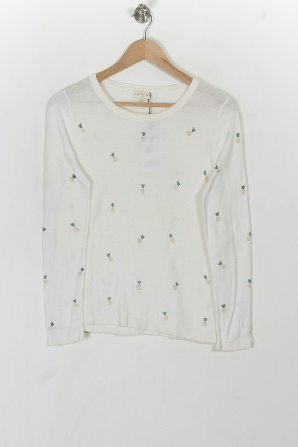 Tee-shirt Manches Longues Blanc - Taille S/36 de la marque La Petite Etoile | PARAD99663 - Vendu par Paradigme - Image 2