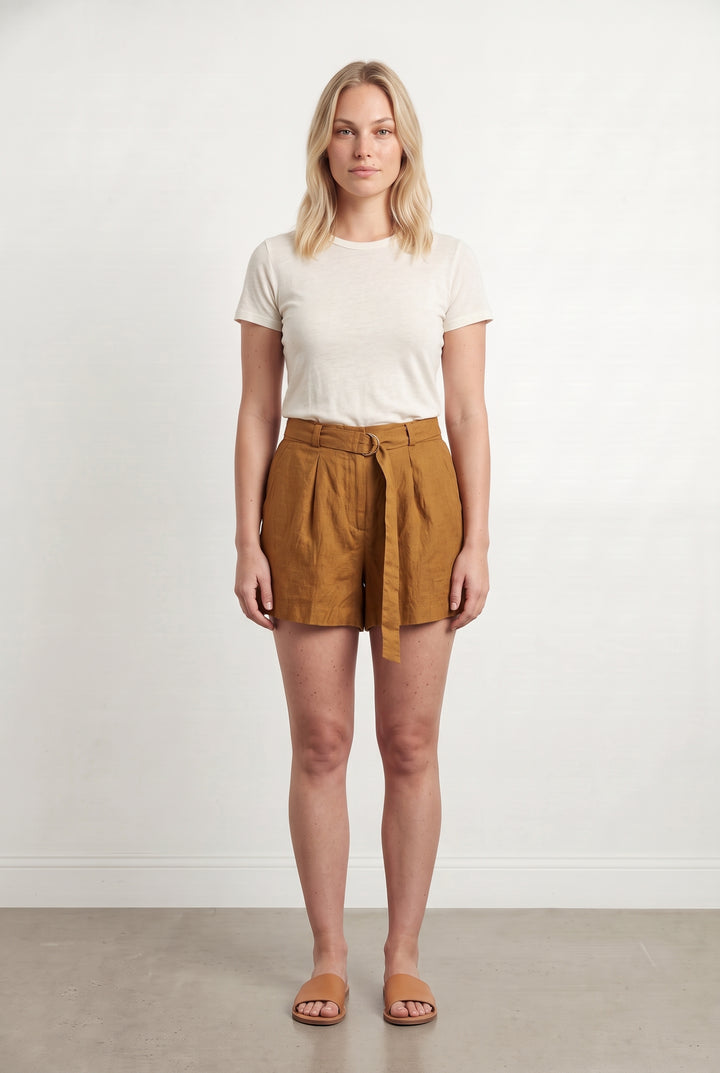 Short Marron - Taille L/40 de la marque Maje | PARAD99664 - Vendu par Paradigme - Image 1