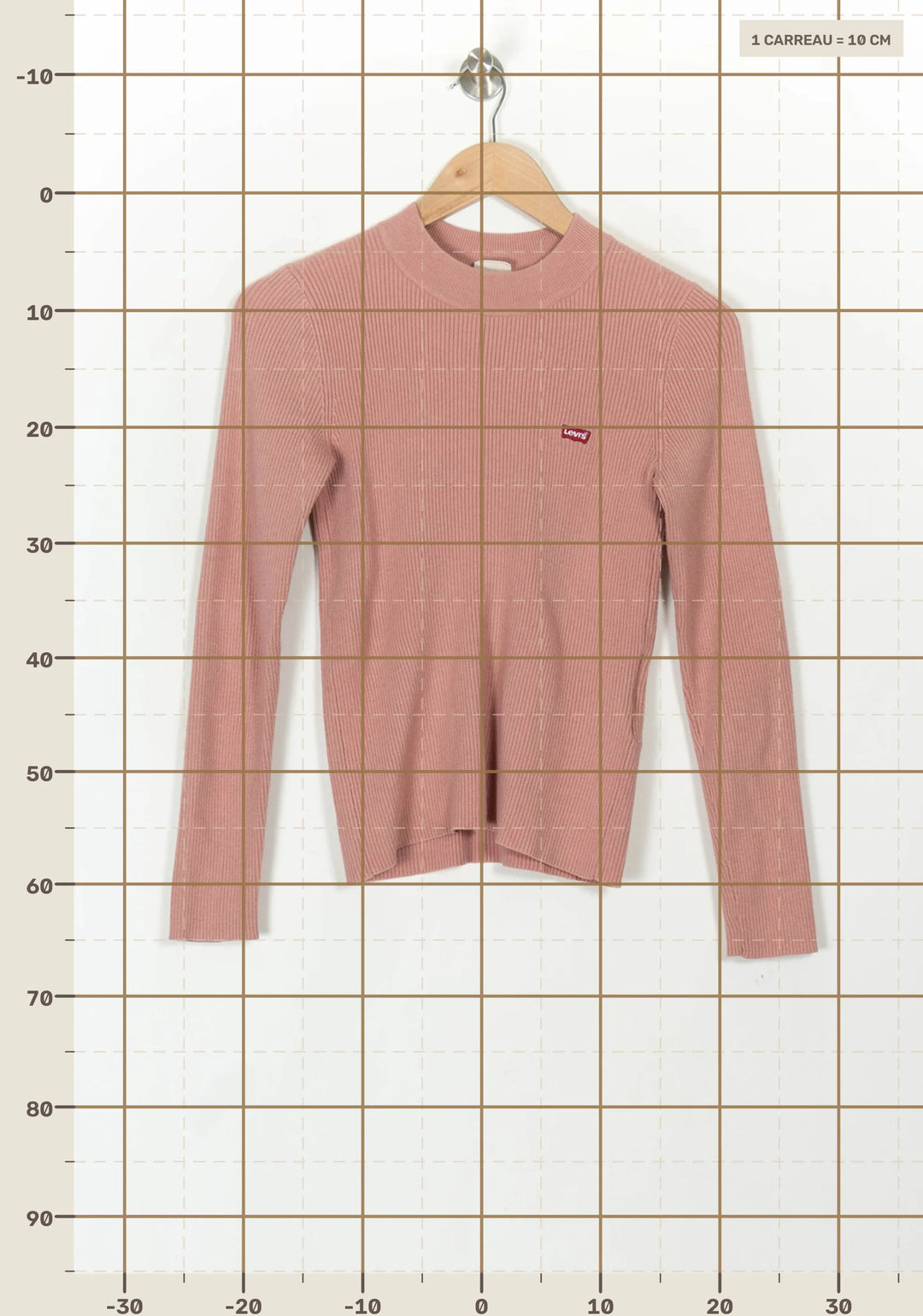 Pull Rose - Taille XS/34 de la marque Levi&