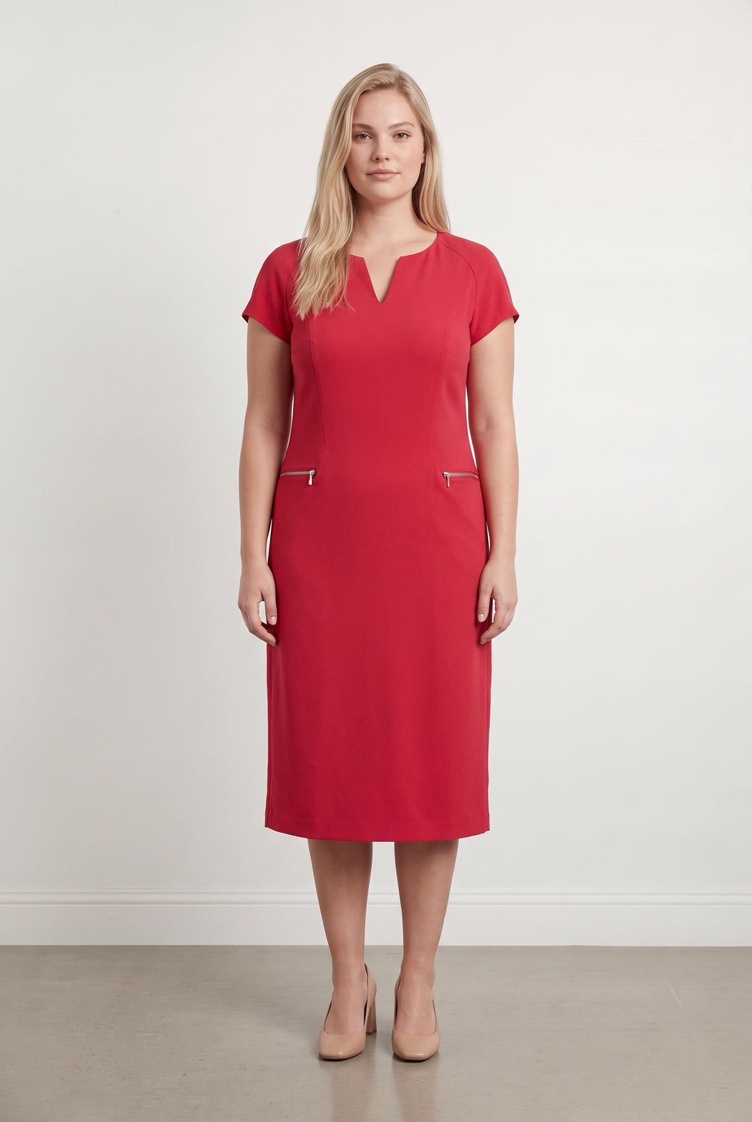 Robe droite rose - Taille XL/42 de la marque Gerard Darel | PARAD99668 - Vendu par Paradigme - Image 1