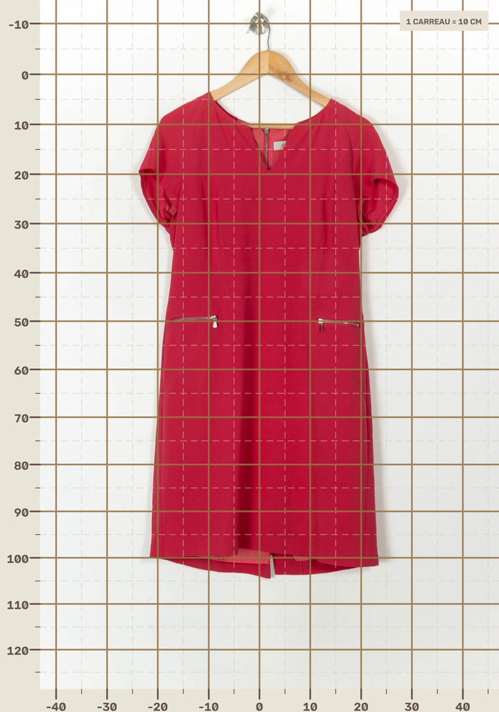 Robe droite rose - Taille XL/42 de la marque Gerard Darel | PARAD99668 - Vendu par Paradigme - Image 4
