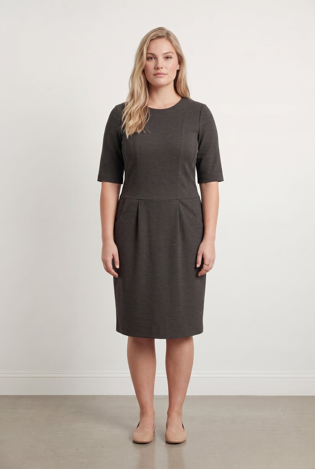 Robe Midi Grise - Taille XL/42 de la marque Joseph | PARAD99675 - Vendu par Paradigme - Image 1