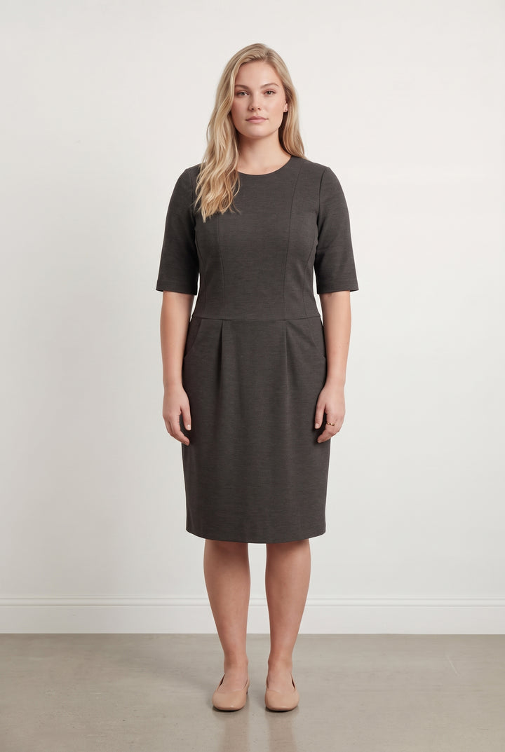 Robe Midi Grise - Taille XL/42 de la marque Joseph | PARAD99675 - Vendu par Paradigme - Image 1