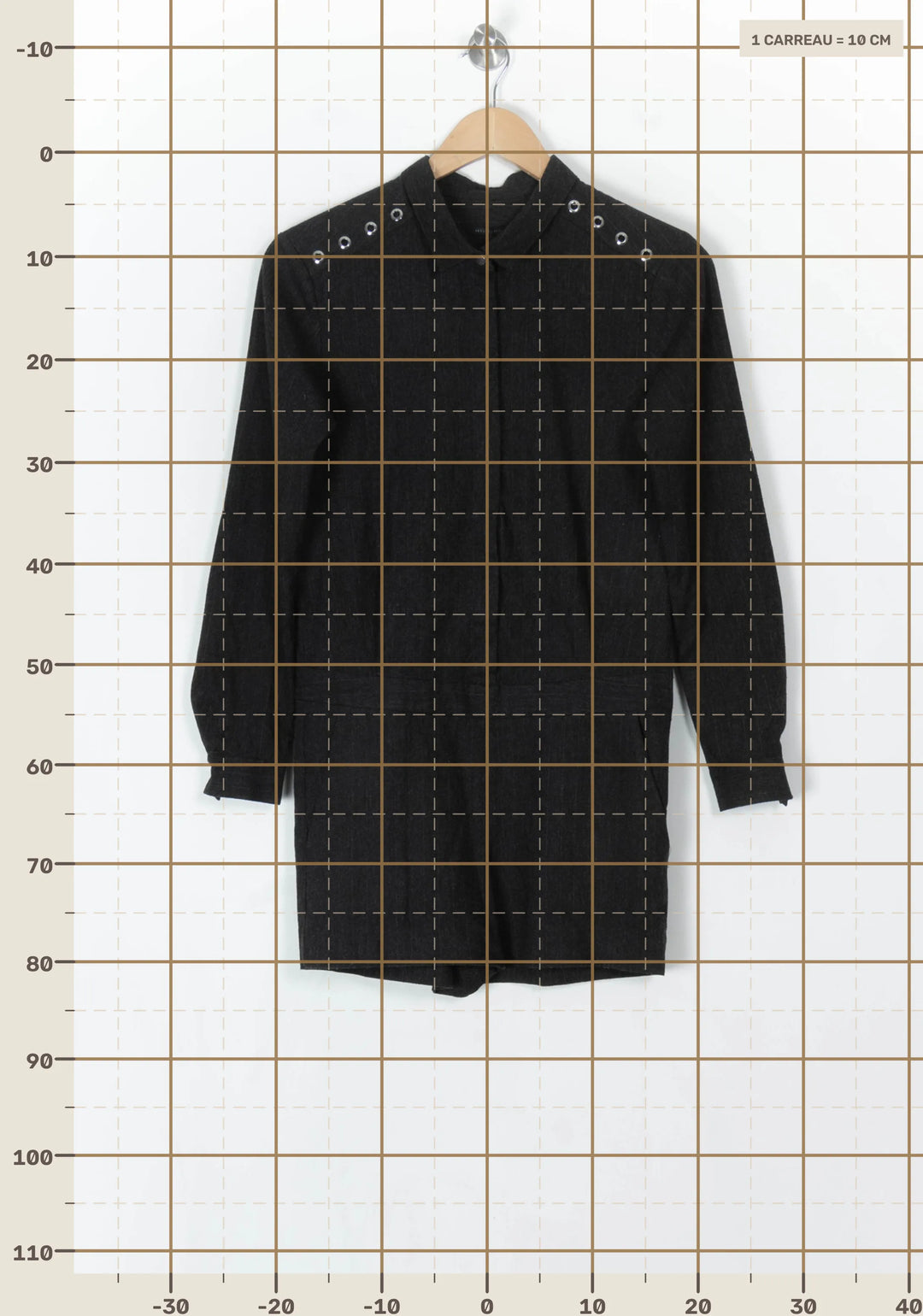Combishort Noir - Taille S/36 de la marque IKKS | PARAD99680 - Vendu par Paradigme - Image 4