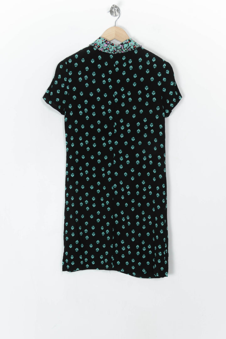 Robe Courte Noire et Turquoise - Taille S/36 de la marque Maje | PARAD99682 - Vendu par Paradigme - Image 5