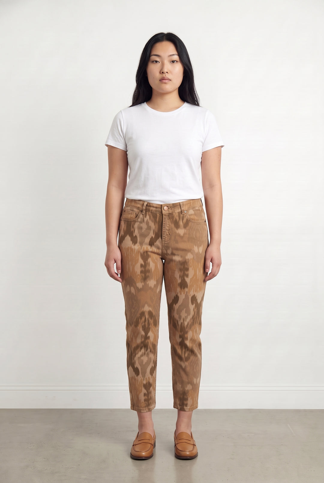 Jean Marron - Taille L/40 de la marque IKKS | PARAD99690 - Vendu par Paradigme - Image 1