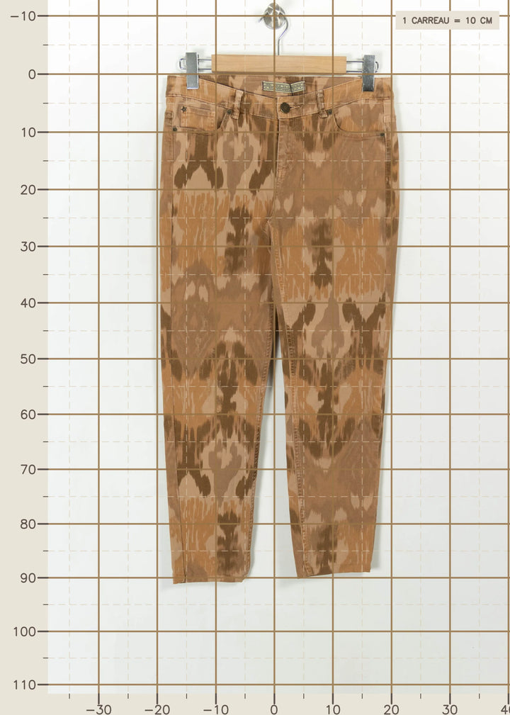 Jean Marron - Taille L/40 de la marque IKKS | PARAD99690 - Vendu par Paradigme - Image 4