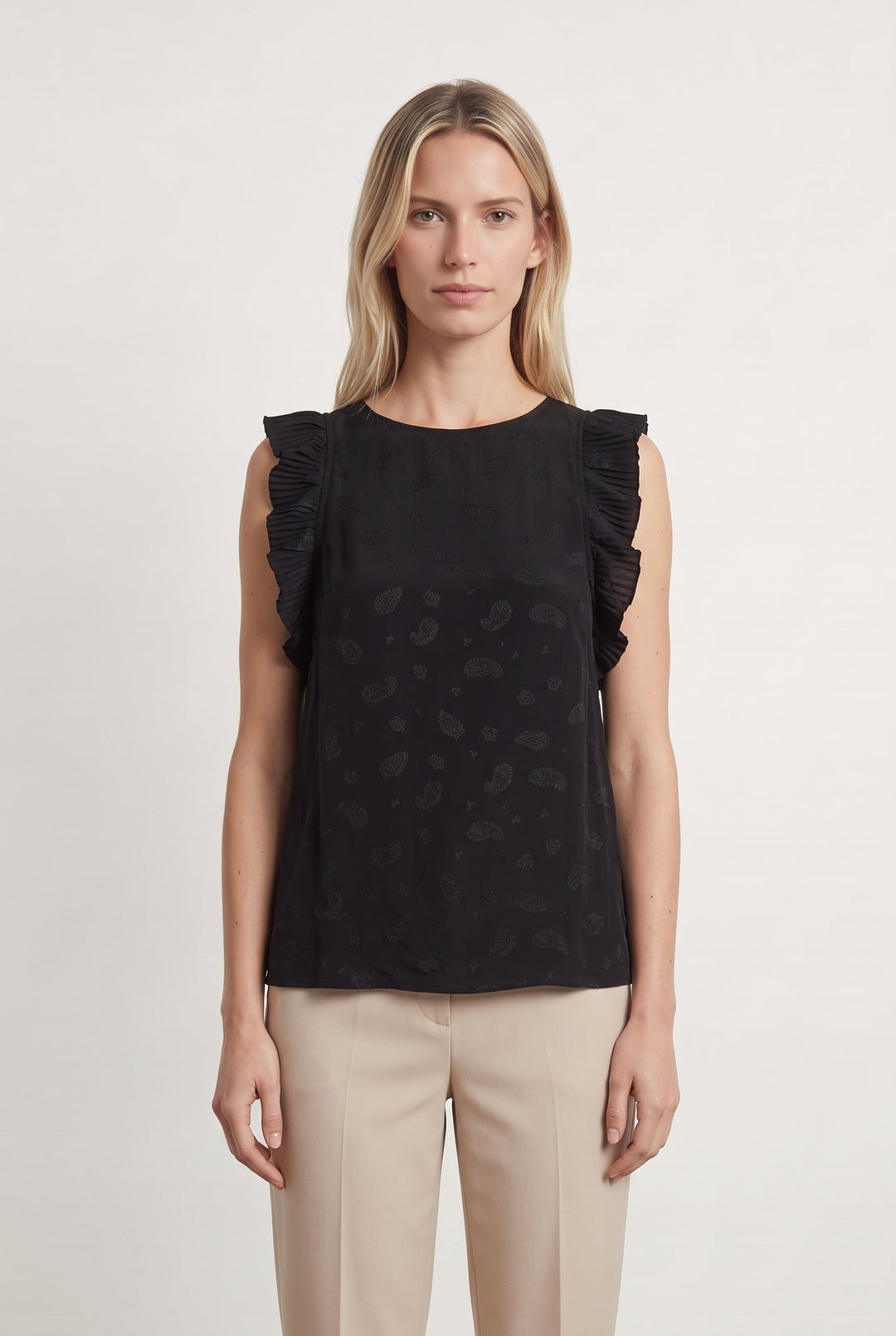 Blouse Noire - Taille S/36 de la marque Maje | PARAD99691 - Vendu par Paradigme - Image 1