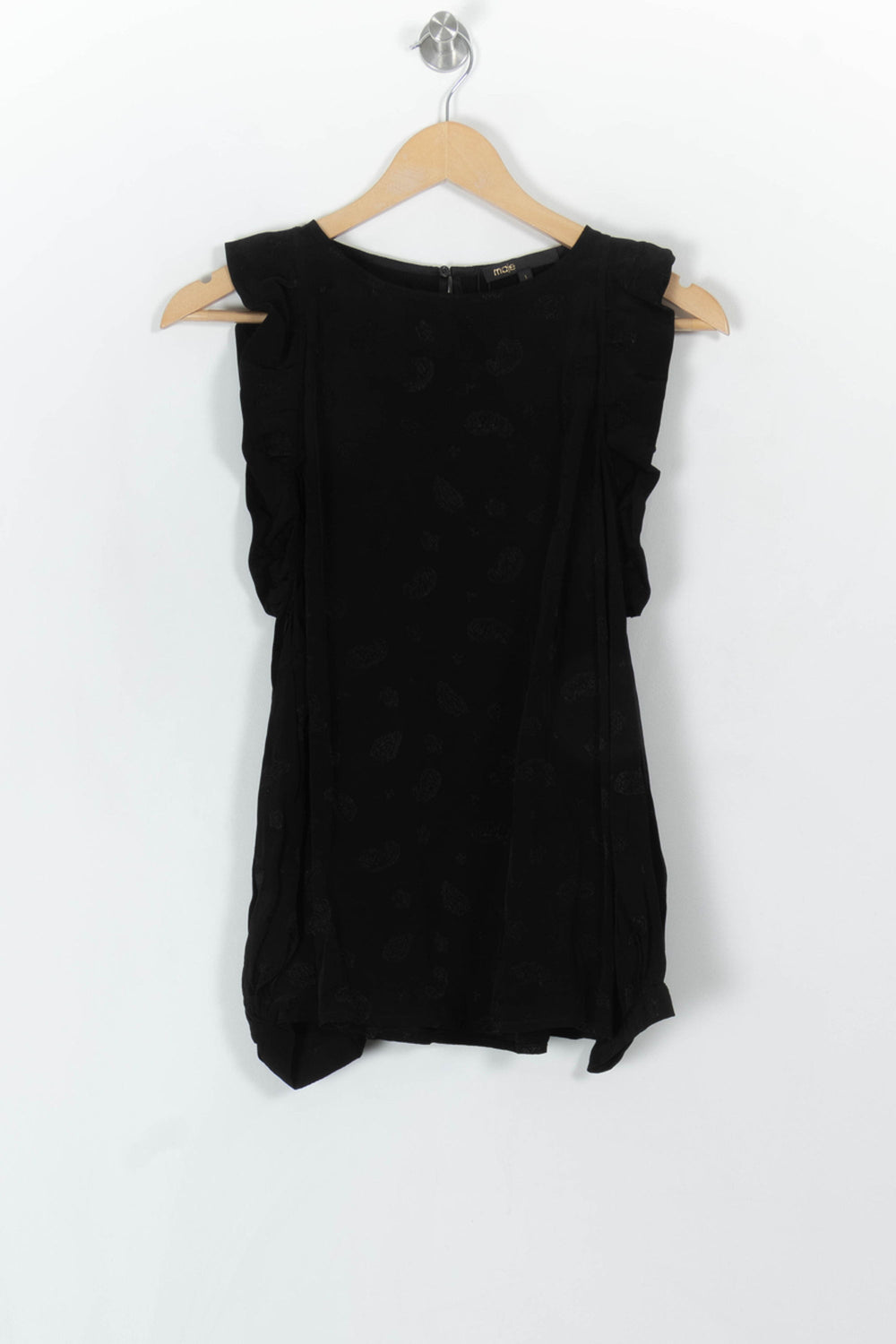 Blouse Noire - Taille S/36 de la marque Maje | PARAD99691 - Vendu par Paradigme - Image 2