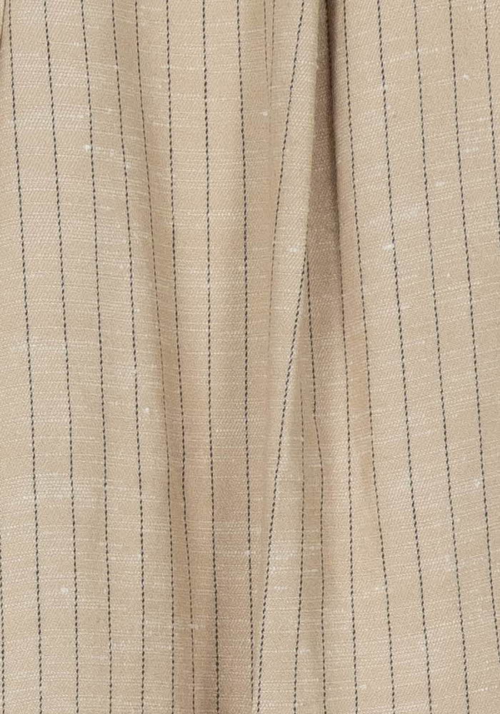 Pantalon Large Beige à Rayures - Taille S/36 de la marque Sandro | PARAD99692 - Vendu par Paradigme - Image 3