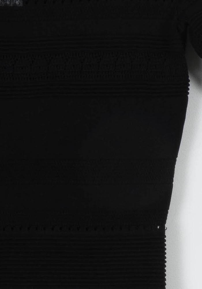 Robe Midi Noire - Taille M/38 de la marque Sandro | PARAD99694 - Vendu par Paradigme - Image 3