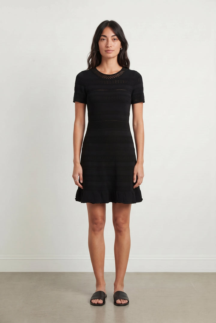 Robe Midi Noire - Taille M/38 de la marque Sandro | PARAD99694 - Vendu par Paradigme - Image 1