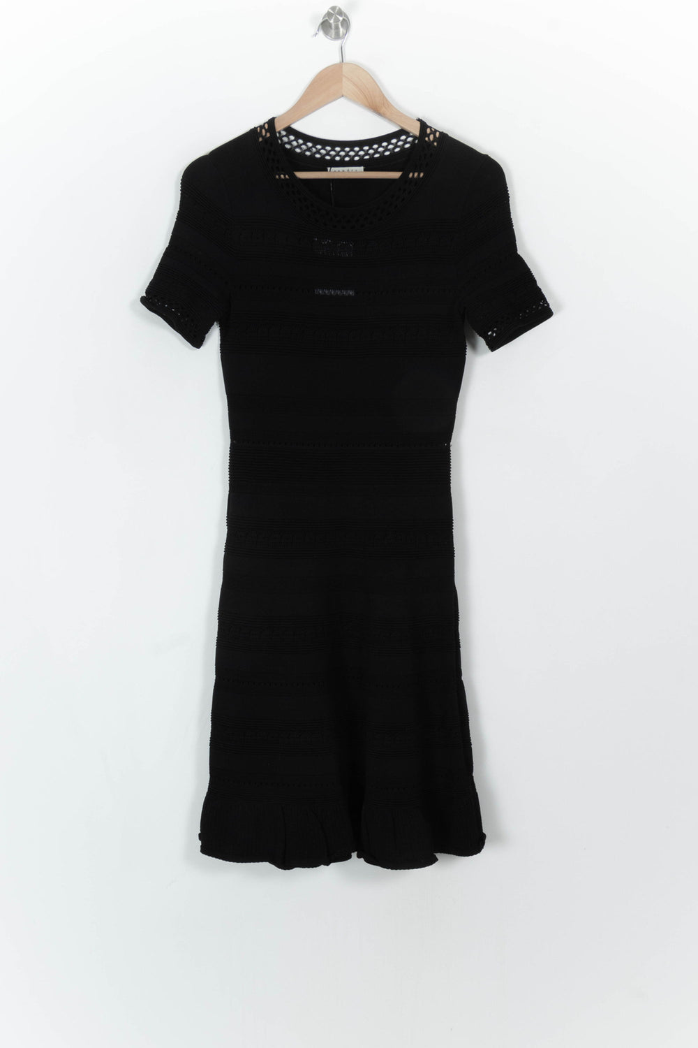 Robe Midi Noire - Taille M/38 de la marque Sandro | PARAD99694 - Vendu par Paradigme - Image 2