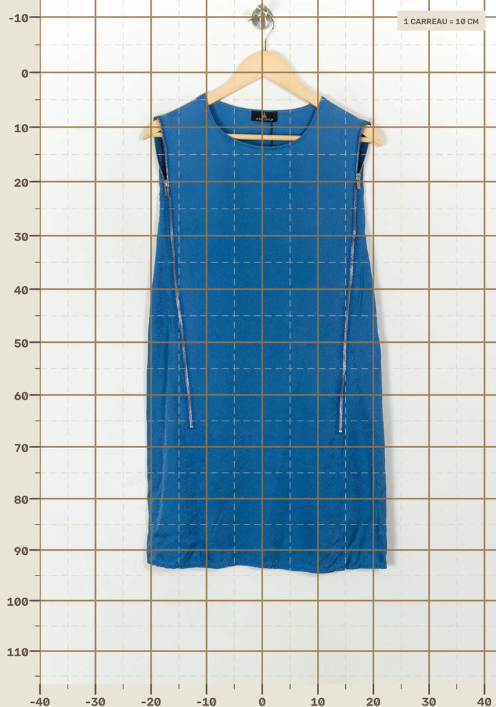 Robe Sans Manches Bleue - Taille S/36 de la marque One Step | PARAD99703 - Vendu par Paradigme - Image 4