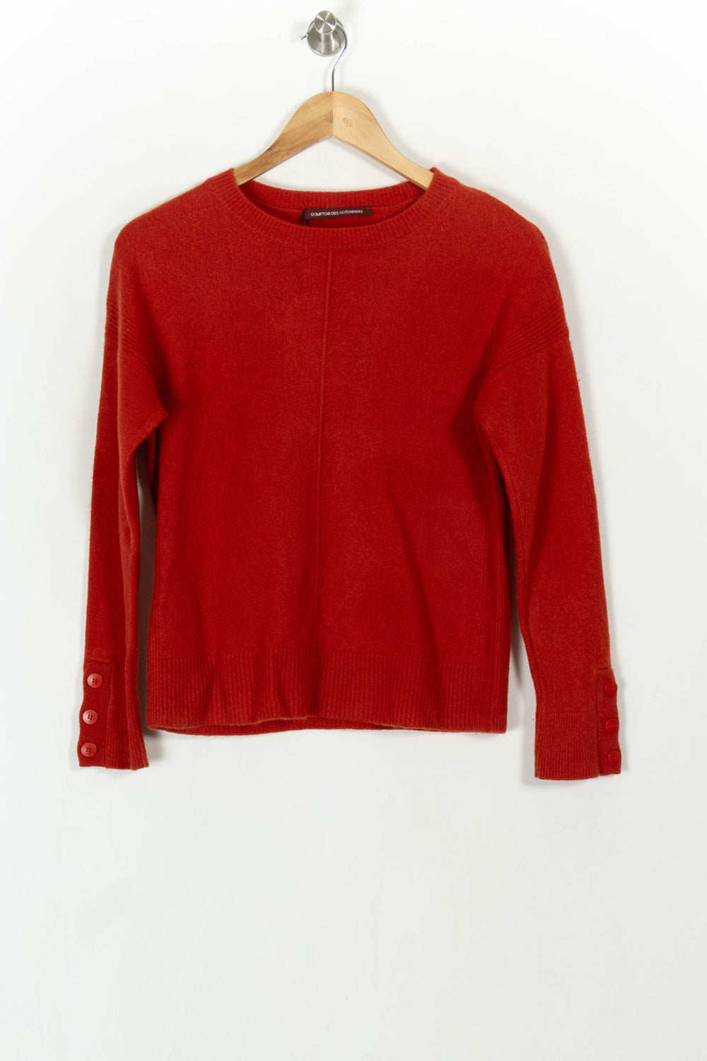 Pull Rouge - Taille S/36 de la marque Comptoir des Cotonniers | PARAD99705 - Vendu par Paradigme - Image 2
