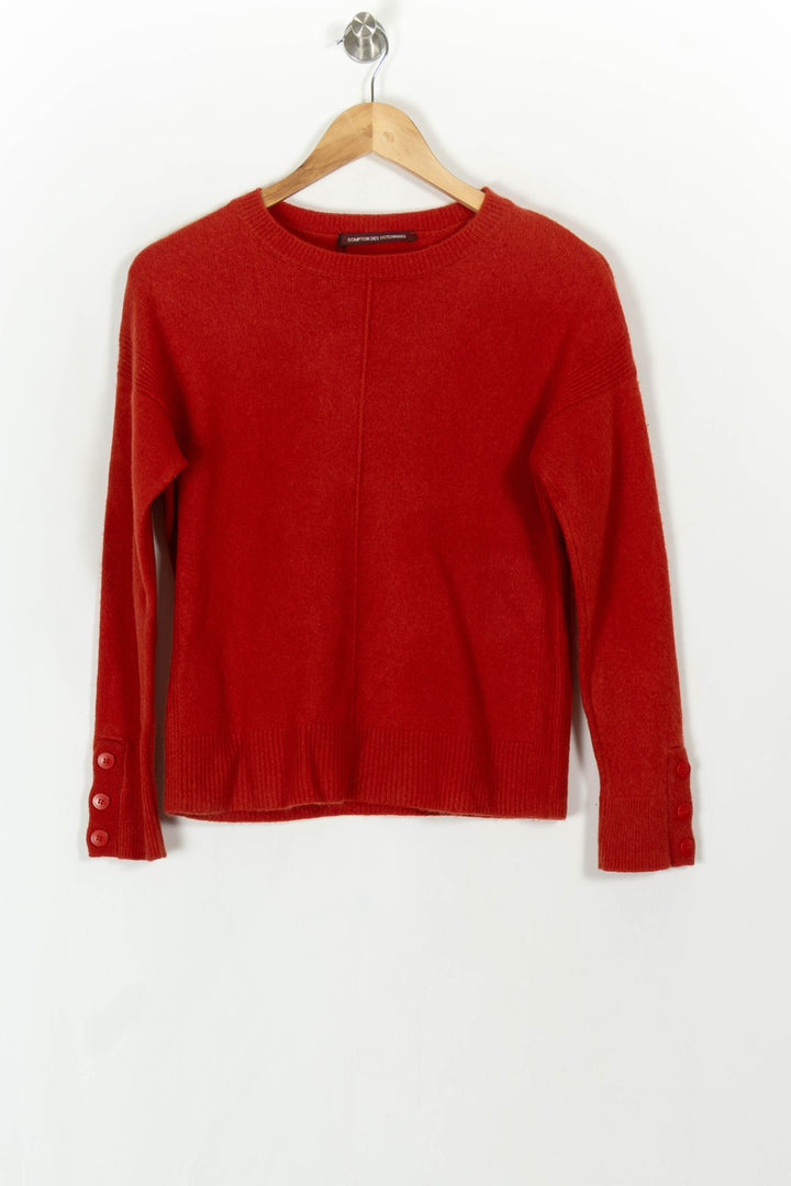 Pull Rouge - Taille S/36 de la marque Comptoir des Cotonniers | PARAD99705 - Vendu par Paradigme - Image 2