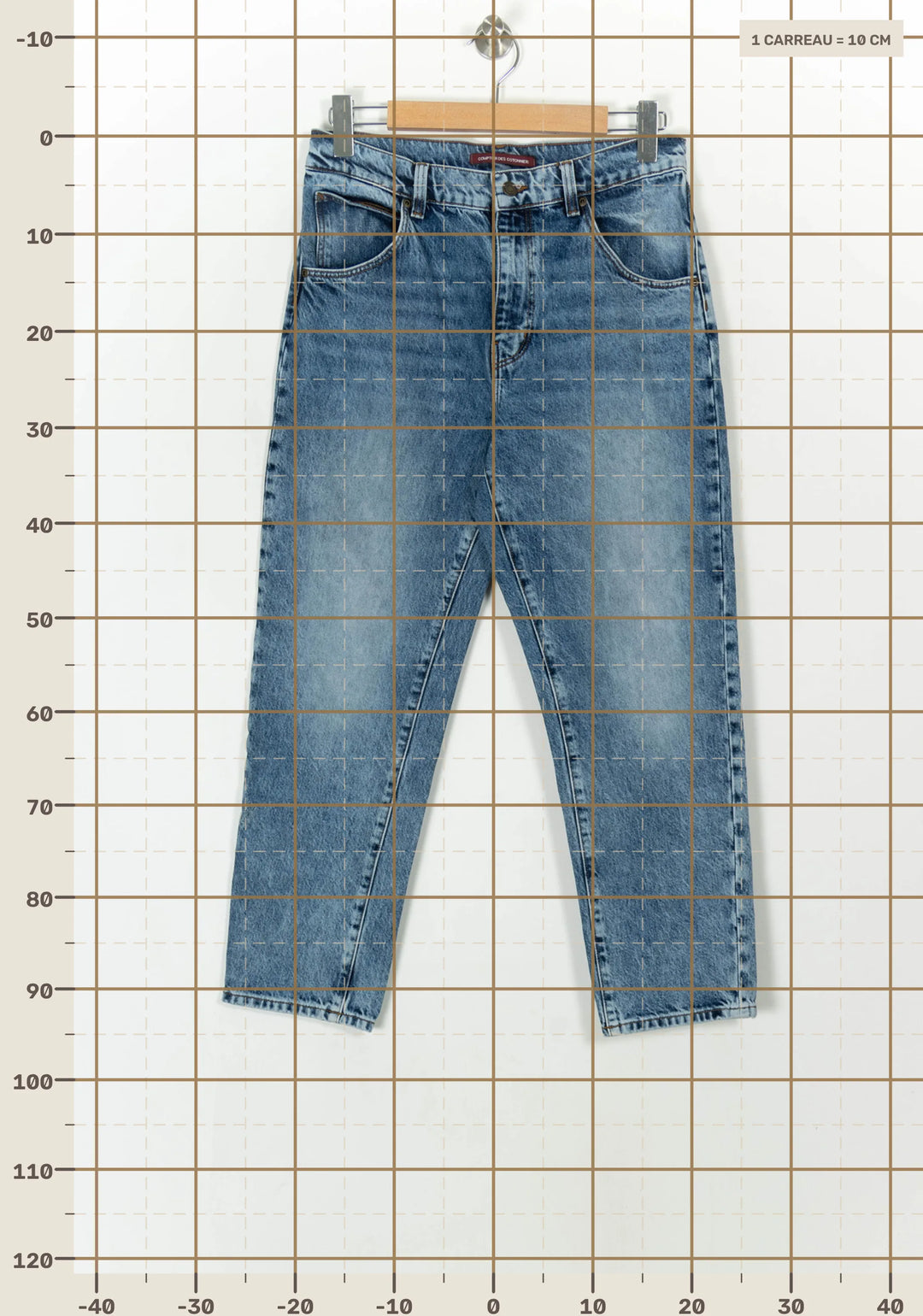 Jean Bleu - Taille M/38 de la marque Comptoir des Cotonniers | PARAD99706 - Vendu par Paradigme - Image 4