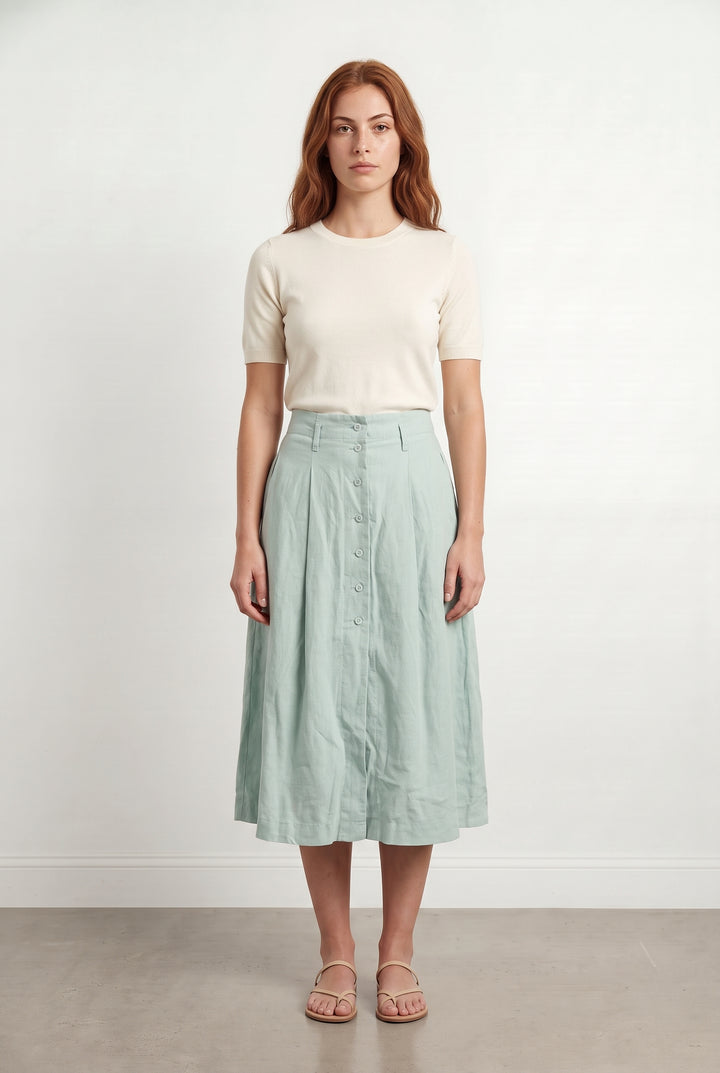 Jupe Longue Verte - Taille M/38 de la marque Comptoir des Cotonniers | PARAD99708 - Vendu par Paradigme - Image 1