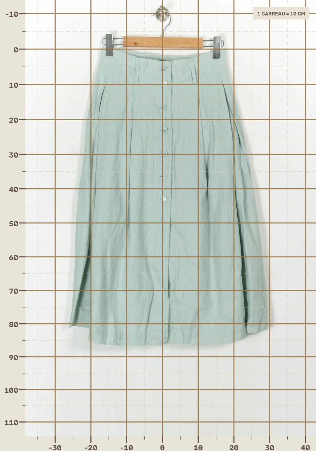 Jupe Longue Verte - Taille M/38 de la marque Comptoir des Cotonniers | PARAD99708 - Vendu par Paradigme - Image 4